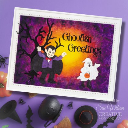 Sue Wilson Craft Dies Halloween Collection Ghoulish Greetings
