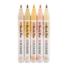 Ecoline Brush Pen Set Beige Pink | Set of 5