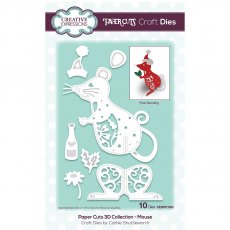 Creative Expressions Craft Dies Paper Cuts 3D Collection Mouse | Set of 10