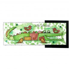 Woodware Clear Stamps Smile Crocodile | Set of 2