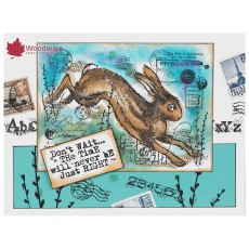 Woodware Clear Stamps Vintage Hare