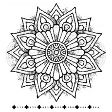 Woodware Clear Stamps Mandala One | Set of 2