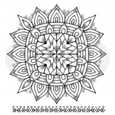 Woodware Clear Stamps Mandala Two | Set of 2