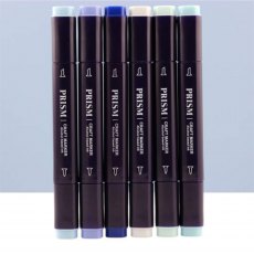 Hunkydory Prism Craft Markers Set 4 Blues | Set of 6