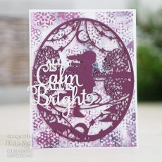 Sue Wilson Craft Dies Mini Expressions Collection All Is Calm All Is Bright