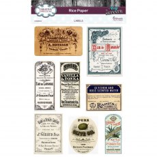 Creative Expressions A4 Rice Paper Labels by Andy Skinner | 6 sheets