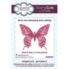 Sue Wilson Craft Dies StampCuts Collection Butterfly