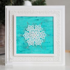 Sue Wilson Craft Dies Festive Collection Layered Snowflake Background | Set of 2