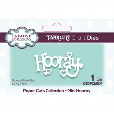 Creative Expressions Craft Dies Paper Cuts Collection Mini Hooray