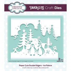 Creative Expressions Craft Dies Paper Cuts Collection Ice Palace Edger | Set of 2