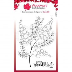 Woodware Clear Stamps Bubble Bloom Millie | Set of 2