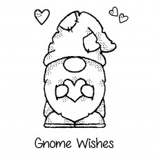 Woodware Clear Stamps Little Gnome | Set of 4