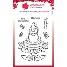Woodware Clear Stamps Sunflower Gnome | Set of 7