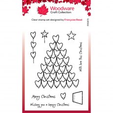 Woodware Clear Stamps Heart Tree | Set of 9