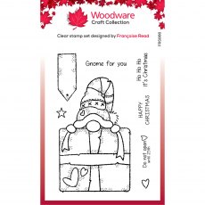 Woodware Clear Stamps Gnome Gift | Set of 7