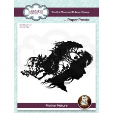 Creative Expressions Paper Panda Rubber Stamp Mother Nature