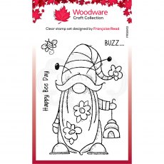 Woodware Clear Stamps Bee Gnome | Set of 4