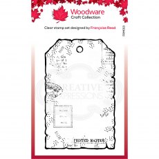 Woodware Clear Stamps Small Paper Tag