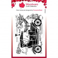 Woodware Clear Stamps Vintage Car