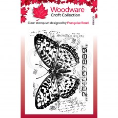 Woodware Clear Stamps Butterfly | Set of 7