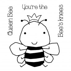 Woodware Clear Stamps Queen Bee | Set of 4