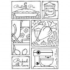 Woodware Clear Stamps Baking Sampler