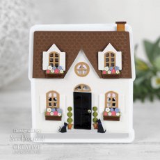 Sue Wilson Craft Dies Shaped Card Collection Cottage | Set of 3