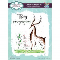 Creative Expressions Bonnita Moaby Clear Stamp Set Be You | Set of 14