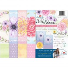 Angela Poole A4 Card Pack Buds to Blooms | 27 sheets