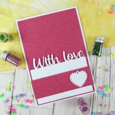 Hunkydory Diamond Sparkles A4 Shimmer Card Ruby Red | 10 sheets