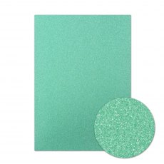 Hunkydory Diamond Sparkles A4 Shimmer Card Jade Green | 10 sheets