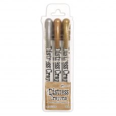 Ranger Tim Holtz Distress Crayons Set Metallics | Set of 3