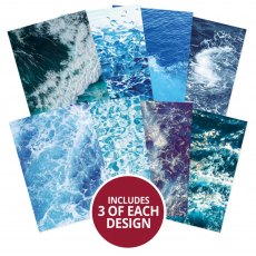 Hunkydory A4 Adorable Scorable Pattern Packs Ocean Waves | 24 sheets