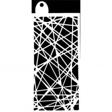 IndigoBlu Stencil Wrapped String | 6 x 3 inch