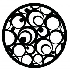 IndigoBlu Stencil Circle Circles | 6 x 6 inch