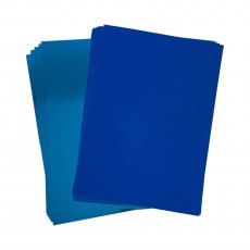 Craft Artist A4 Mirror Card Airforce Blue | 10 sheets