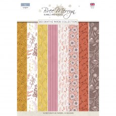 Bree Merryn Bumble & Buddies A4 Decorative Papers | 16 sheets
