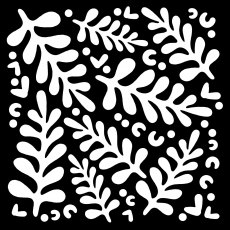 Woodware Stencil Modern Leaves | 6 x 6 inch