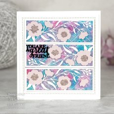 Sue Wilson Craft Dies Floral Panels Collection Buttercup | Set of 7