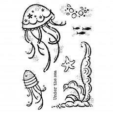 Woodware Clear Stamps Under The Sea | Set of 7