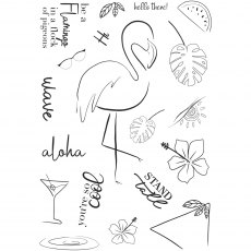 Creative Expressions Bonnita Moaby Clear Stamp Set Hello Sunshine | Set of 19