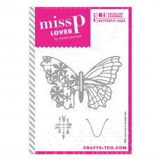 Miss P Loves Die Set Boundless Journal Butterfly Page | Set of 6
