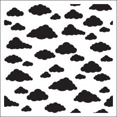Sue Wilson Stencil Clouds | 6 x 6 inch