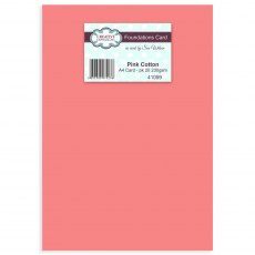 Foundation A4 Card Pack Pink Cotton