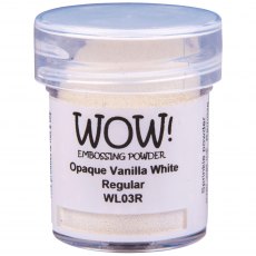 Wow Embossing Powder Opaque Vanilla White | 15ml