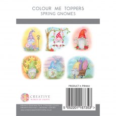 The Paper Boutique Spring Gnomes Colour Me Toppers Collection | 48 sheets