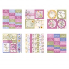 The Paper Boutique Springtime Meadows 8 x 8 inch Embellishment Pad | 36 sheets