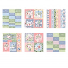 The Paper Boutique Spring Sensation 8 x 8 inch Embellishment Pad | 36 sheets