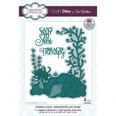 Sue Wilson Craft Dies Frames & Tags Collection Underwater Life Frame | Set of 4
