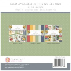 The Paper Boutique In The Garden 8 x 8 inch Embellishment Pad | 36 sheets